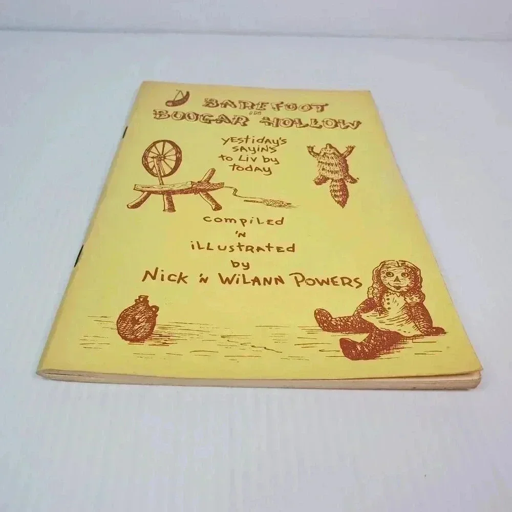 Barefoot in Boogar Hollow Yestiday's Sayin's to Liv By Today 1971 Paperback Vtg